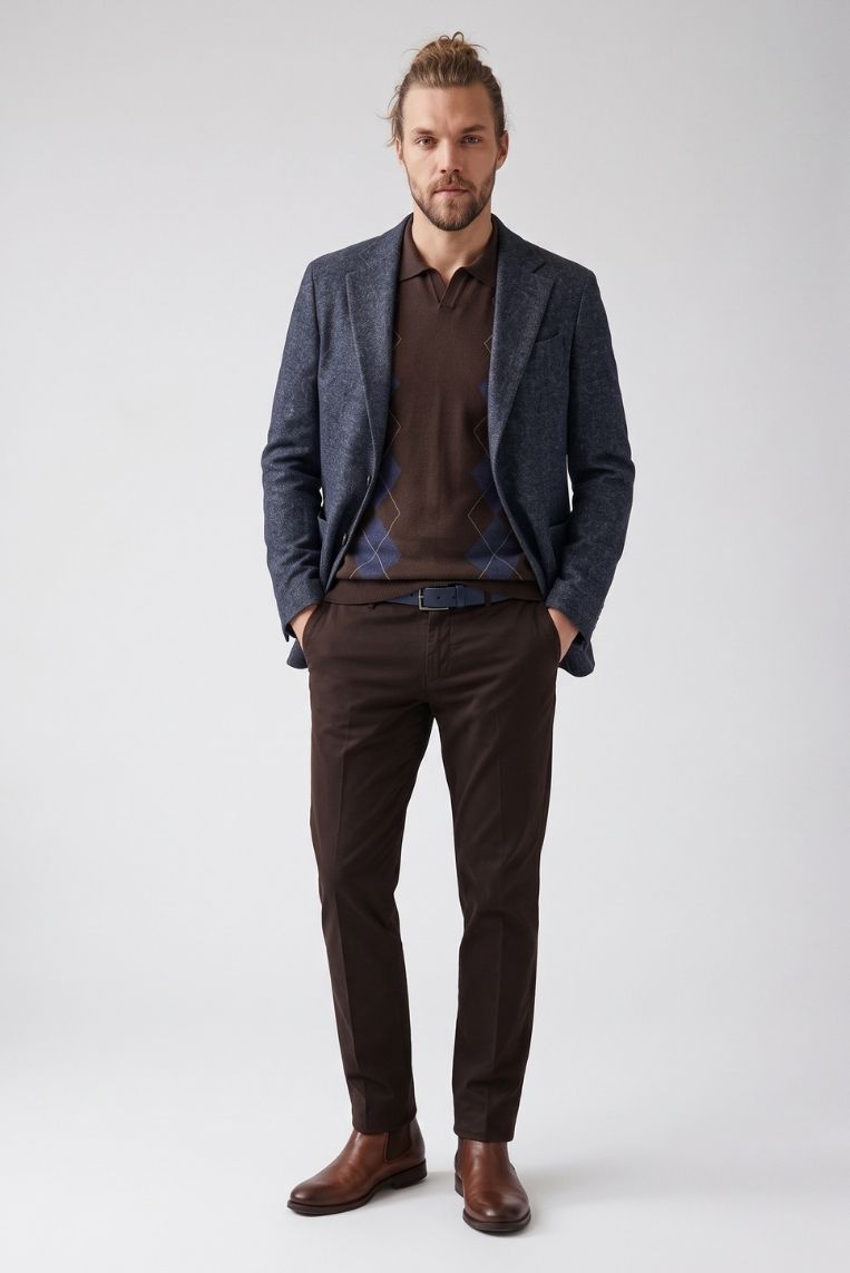 CHINO GABARDINA BASIC - immagine 5
