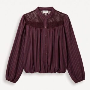 CAMICIA CROPPED RIGA PIZZO 11 CAMICIA CROPPED RIGA PIZZO - Thumbnail Image 5