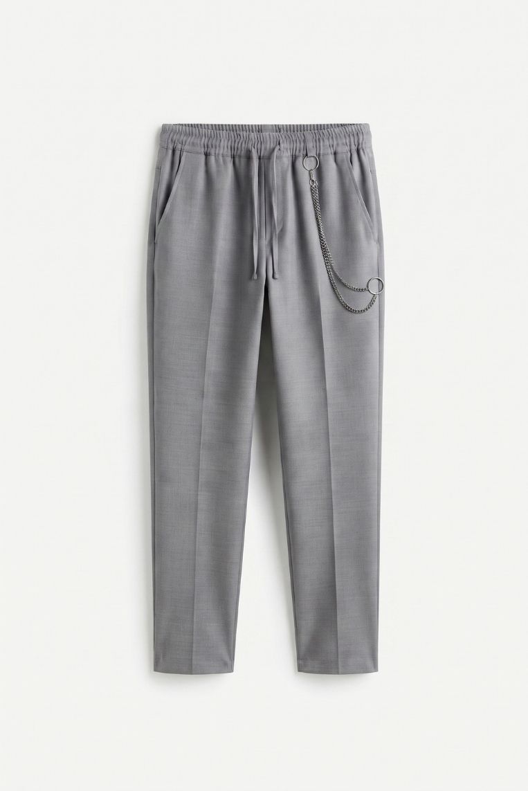 PANTALACCIO FLUIDO CON CATENA 3 PANTALACCIO FLUIDO CON CATENA - immagine 3