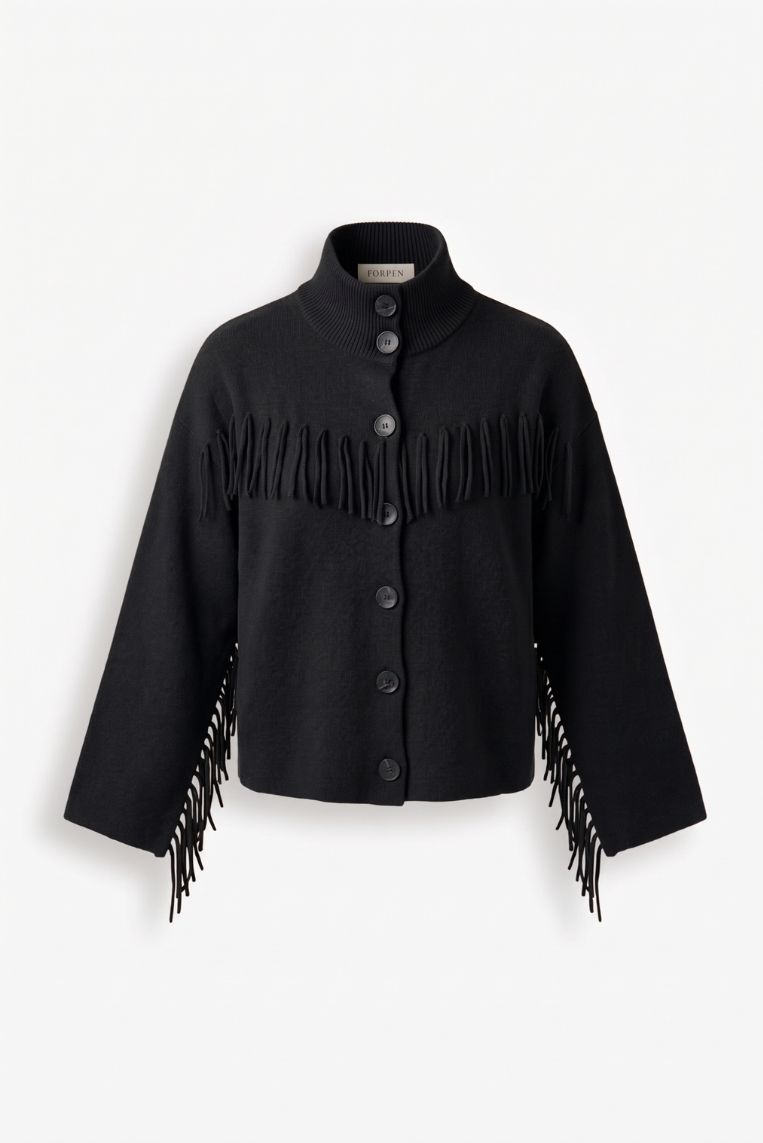 CARDIGAN FRANGE VISCOSA 8 CARDIGAN FRANGE VISCOSA - immagine 8