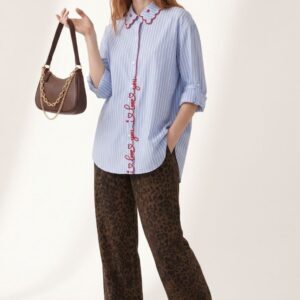 DENIM GAMBA DRITTA ANIMALIER 6 DENIM GAMBA DRITTA ANIMALIER - Thumbnail Image 2