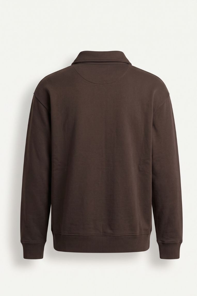 FELPA YALE MEZZA ZIP - immagine 4