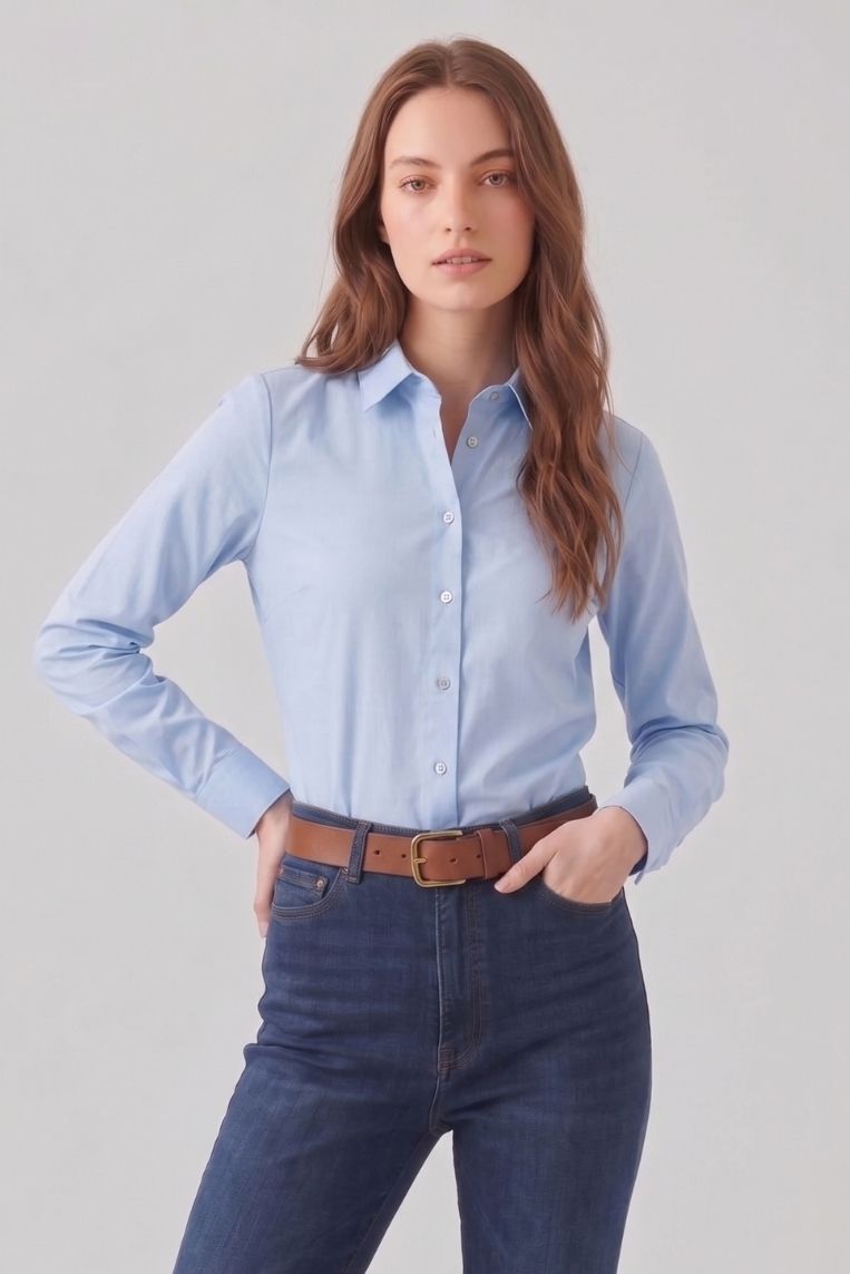 CAMICIA BASICA POPELINE UNITA 2 CAMICIA BASICA POPELINE UNITA - immagine 2
