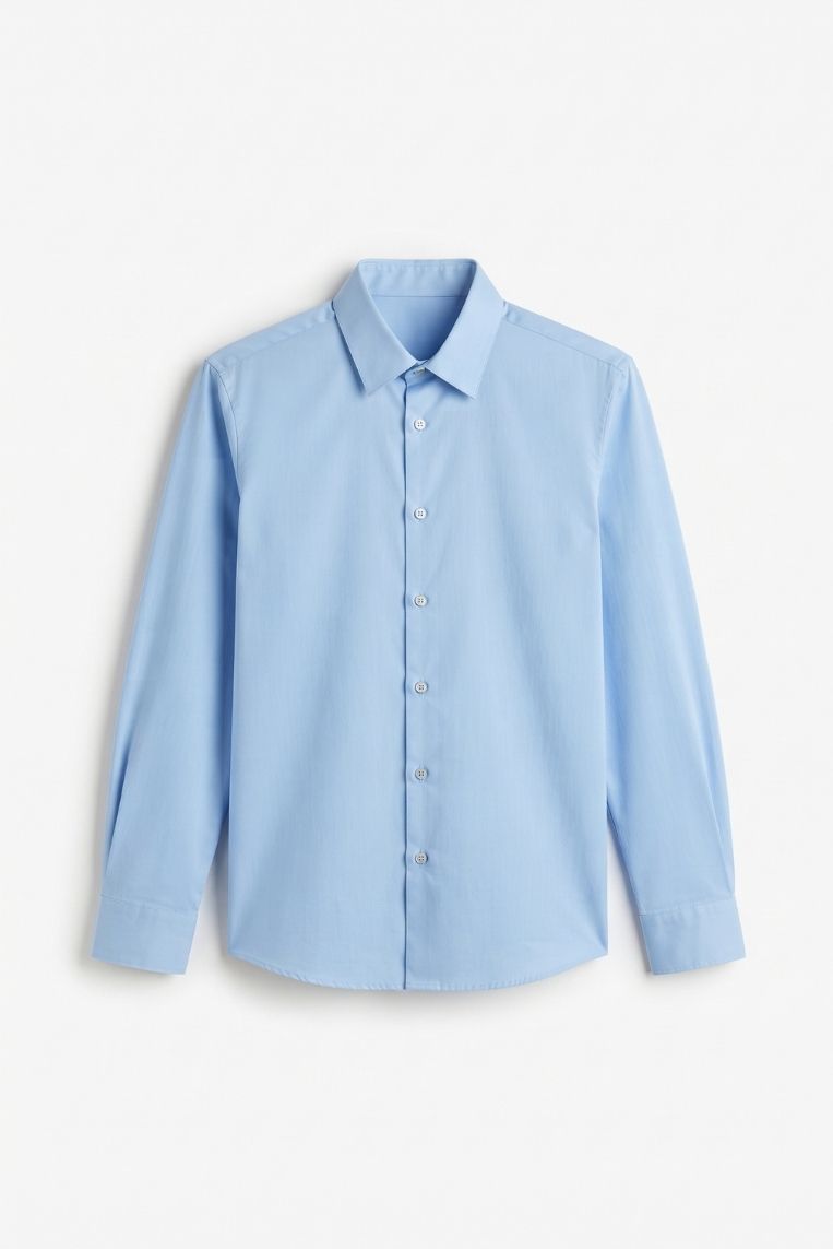 CAMICIA BASICA POPELINE UNITA 3 CAMICIA BASICA POPELINE UNITA - immagine 3