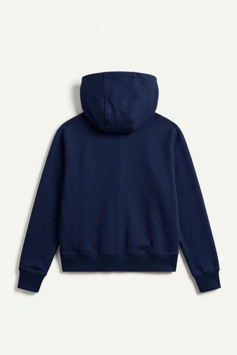 FELPA CON ZIP E CAPPUCCIO - immagine 12