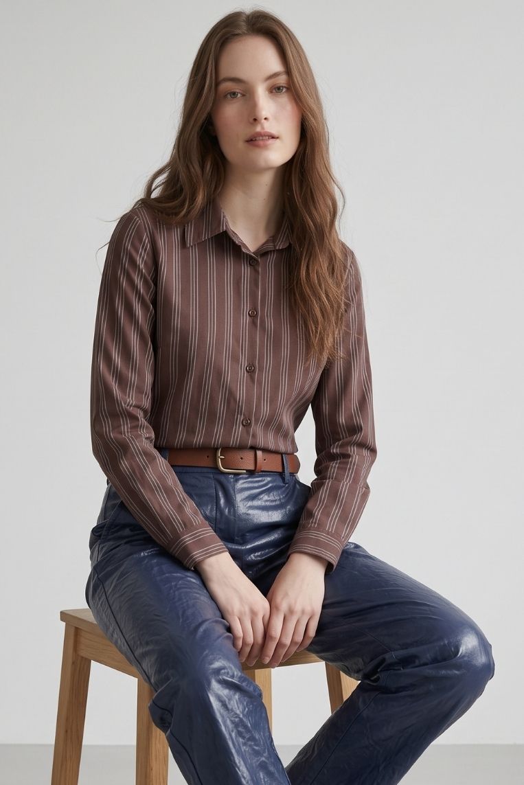 CAMICIA GESSATA POPELINE - immagine 2