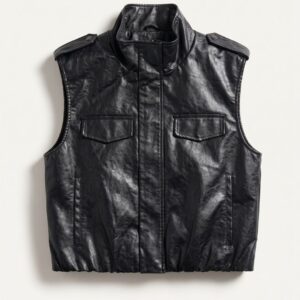 GILET ECO-PELLE 11 GILET ECO-PELLE - Thumbnail Image 3
