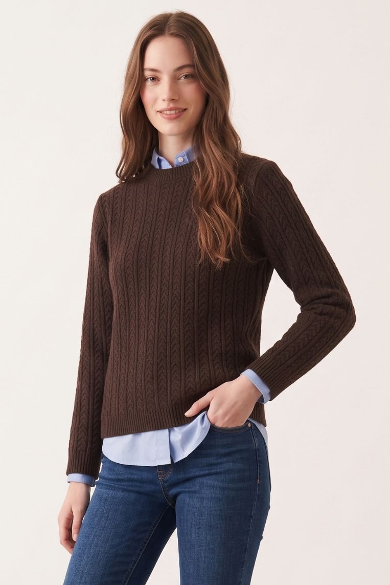 MAGLIA GIRO SPIGATA VISCOSA