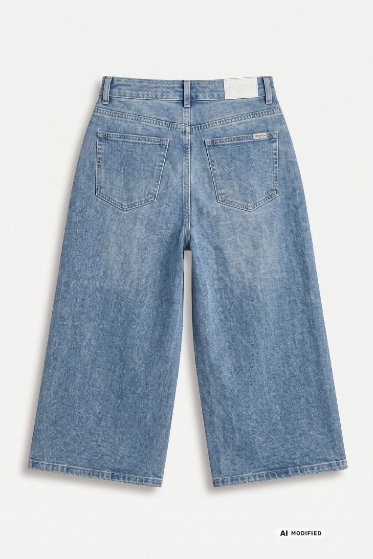 BERMUDA LARGO JEANS - immagine 5