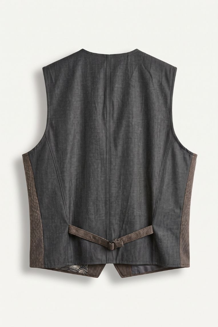 GILET TEXTURE MANO CALDA 3 GILET TEXTURE MANO CALDA - immagine 3