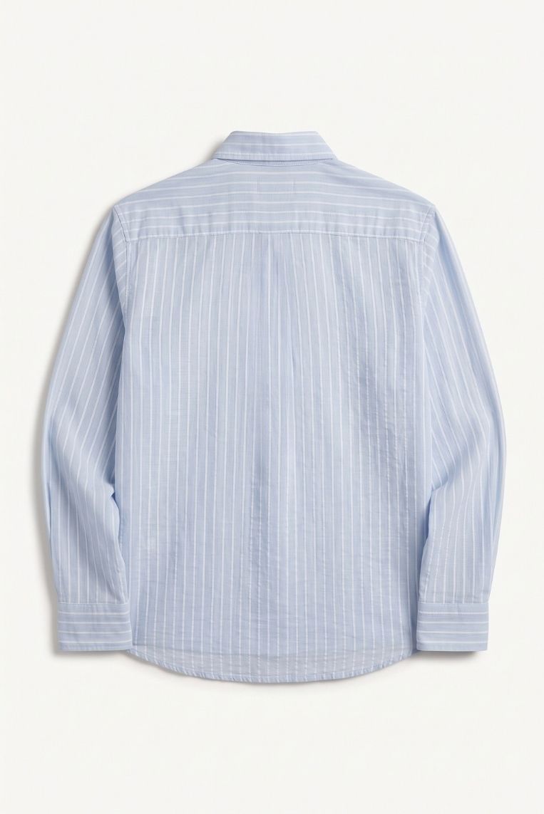 CAMICIA RIGHE COLLO RIALZATO 4 CAMICIA RIGHE COLLO RIALZATO - immagine 4
