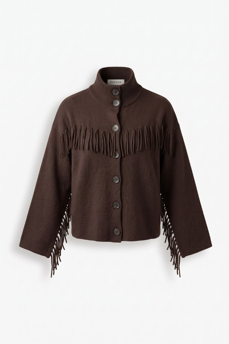 CARDIGAN FRANGE VISCOSA 3 CARDIGAN FRANGE VISCOSA - immagine 3