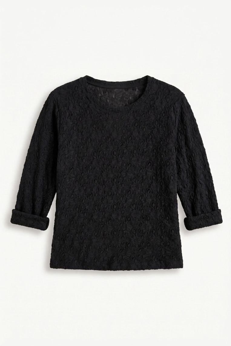 T-SHIRT MANICA 3/4 PIZZO 3 T-SHIRT MANICA 3/4 PIZZO - immagine 3