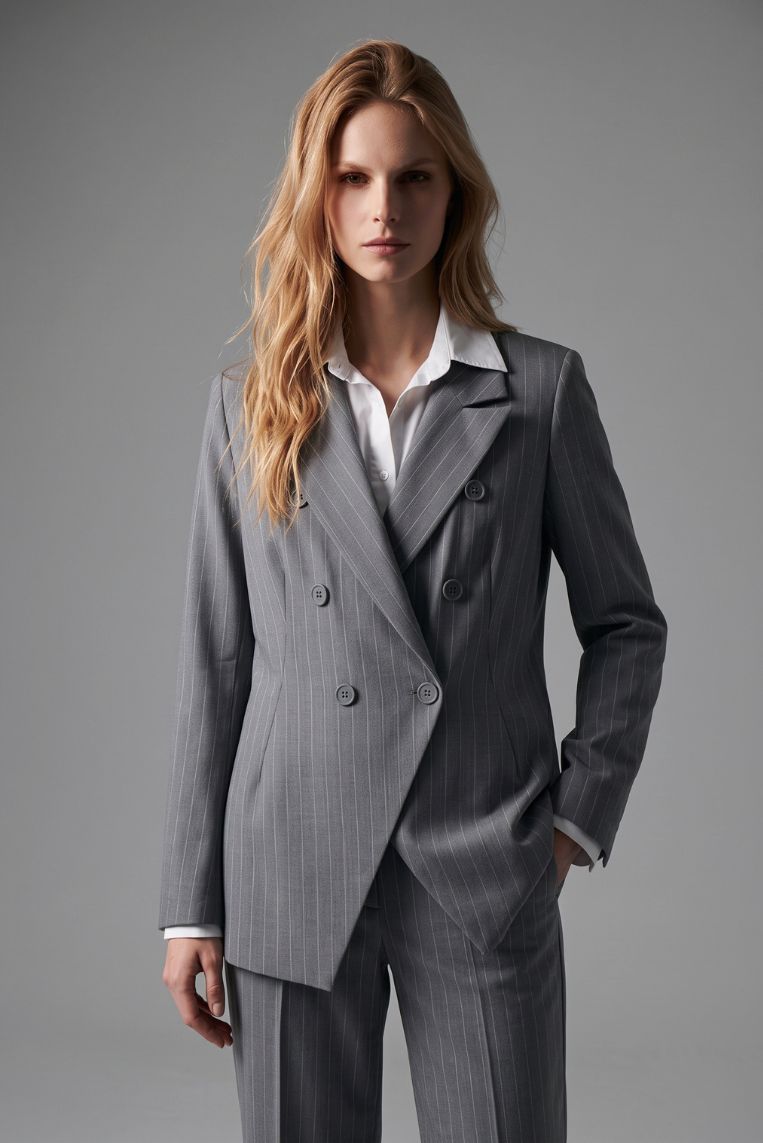 GIACCA GESSATA - XS, GRIGIO