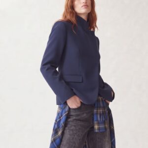 BLAZER OVER 1 BOTTONE COLLO 6 BLAZER OVER 1 BOTTONE COLLO - Thumbnail Image 2