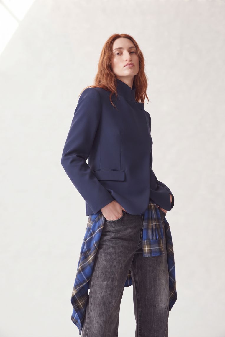 BLAZER OVER 1 BOTTONE COLLO 2 BLAZER OVER 1 BOTTONE COLLO - immagine 2