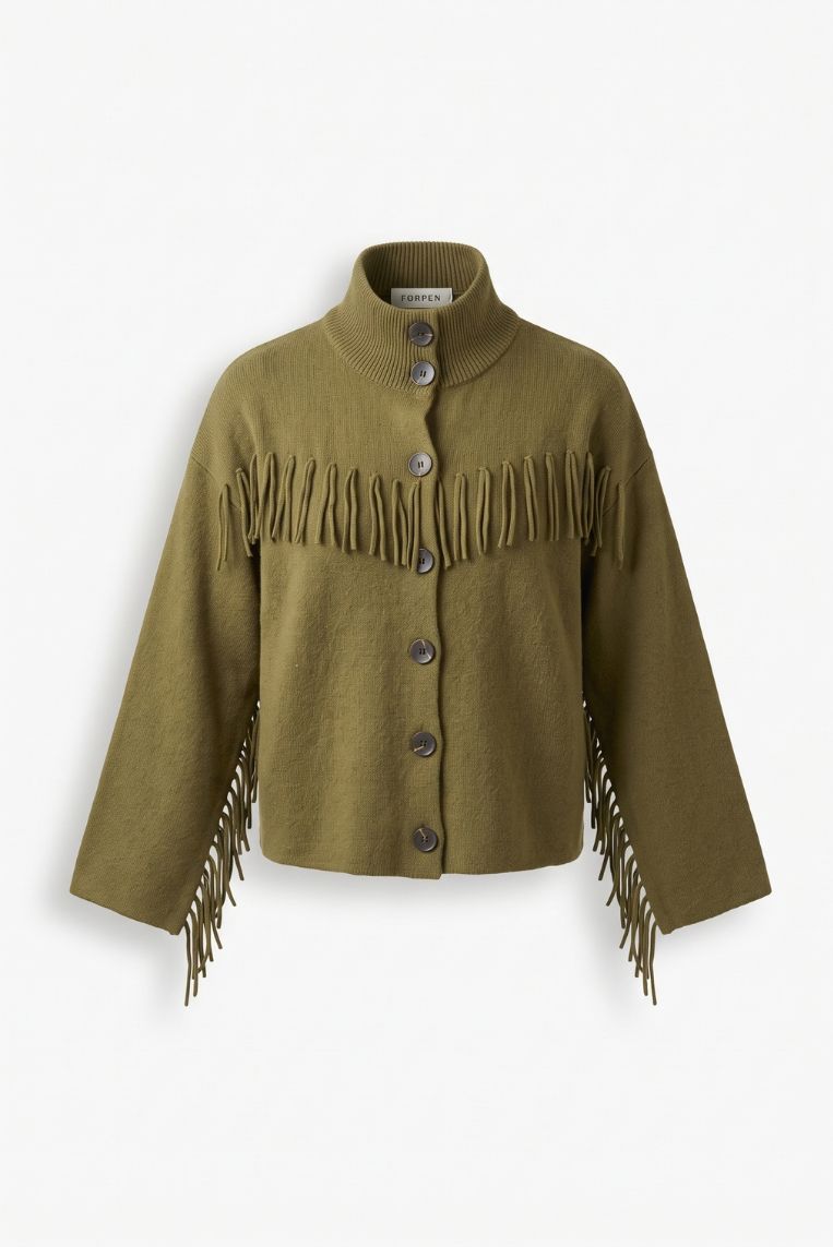 CARDIGAN FRANGE VISCOSA 6 CARDIGAN FRANGE VISCOSA - immagine 6