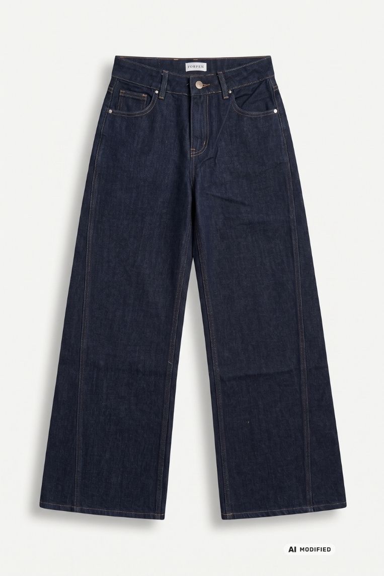 DENIM GAMBA LARGA LAVAGGIO ZERO 3 DENIM GAMBA LARGA LAVAGGIO ZERO - immagine 3