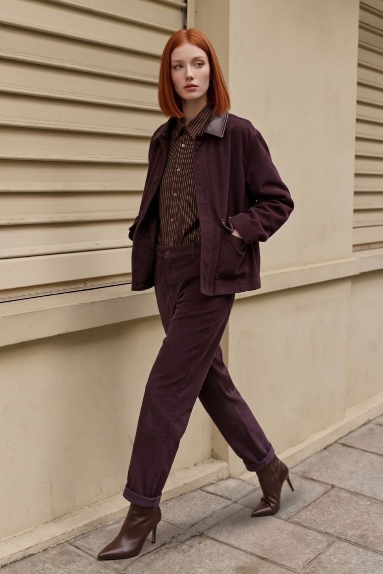 PANTALONE VELLUTO GAMBA DRITTA