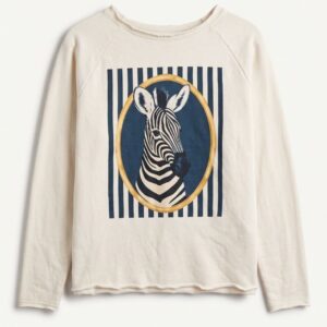 FELPA STAMPA ZEBRA BLU 6 FELPA STAMPA ZEBRA BLU - Thumbnail Image 3