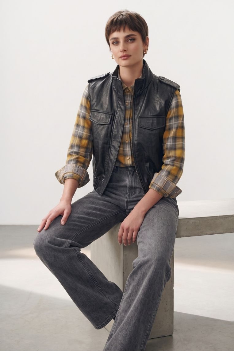 GILET ECO-PELLE