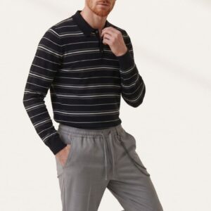 MAGLIA POLO RIGHE JAQUARD 13 MAGLIA POLO RIGHE JAQUARD - Thumbnail Image 5