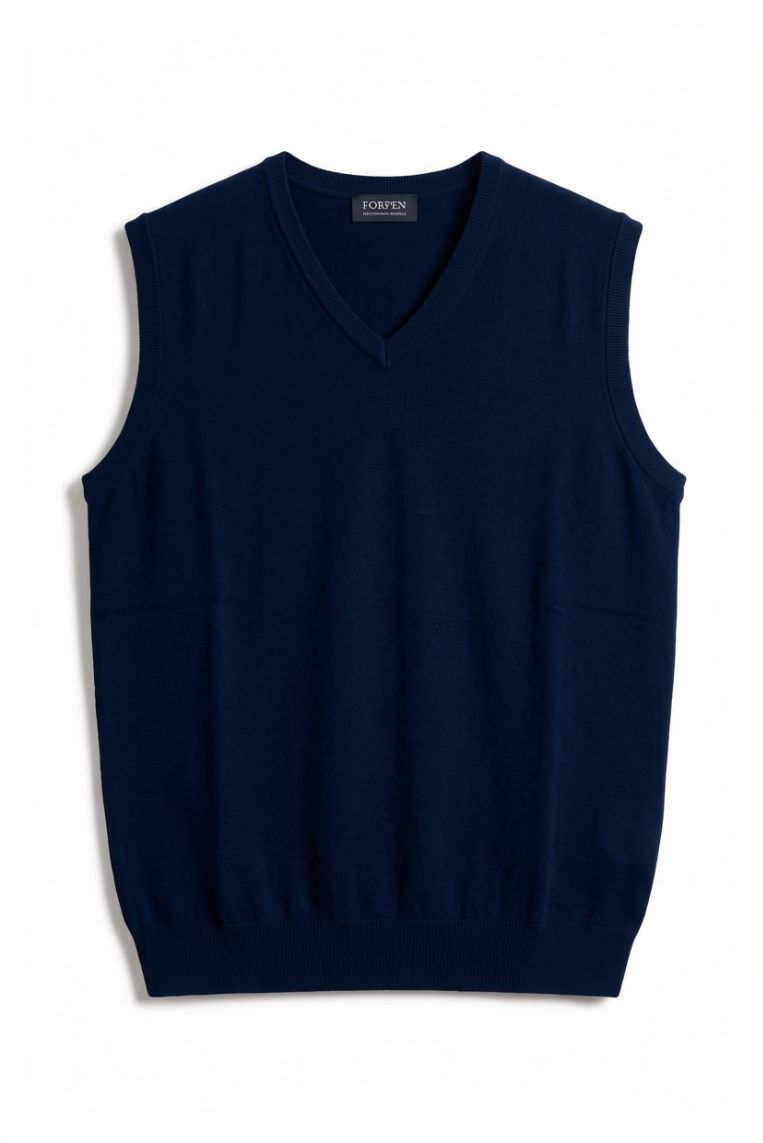 GILET SCOLLO V VISCOSA 3 GILET SCOLLO V VISCOSA - immagine 3
