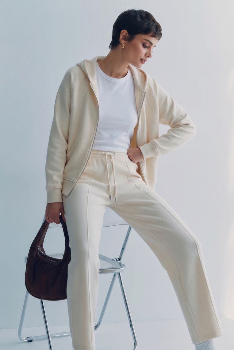 PANTALONI IN FELPA - S/M, BEIGE