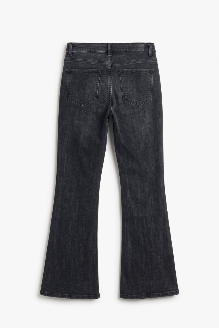 DENIM FLARE NERO - immagine 4