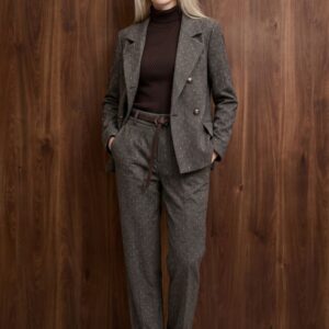 PANTALONE CHECK GAMBA DRITTA RISVOLTO 5 PANTALONE CHECK GAMBA DRITTA RISVOLTO - Thumbnail Image 1