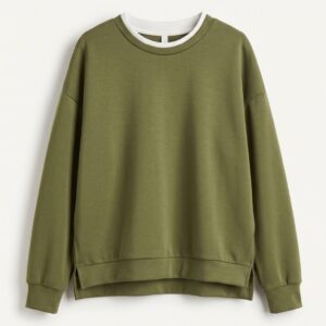 FELPA GIRO MODAL EFFETTO T-SHIRT 11 FELPA GIRO MODAL EFFETTO T-SHIRT - Thumbnail Image 3