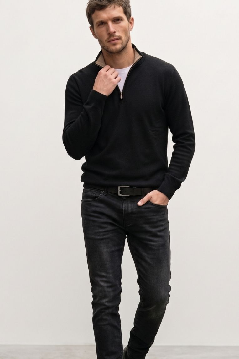 DENIM SLIM FIT NERO