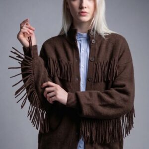 CARDIGAN FRANGE VISCOSA 10 CARDIGAN FRANGE VISCOSA - Thumbnail Image 1