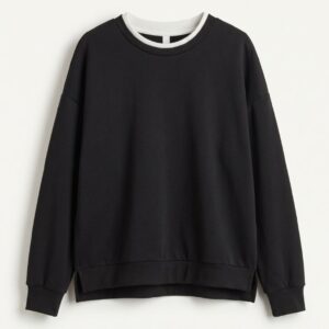 FELPA GIRO MODAL EFFETTO T-SHIRT 13 FELPA GIRO MODAL EFFETTO T-SHIRT - Thumbnail Image 5