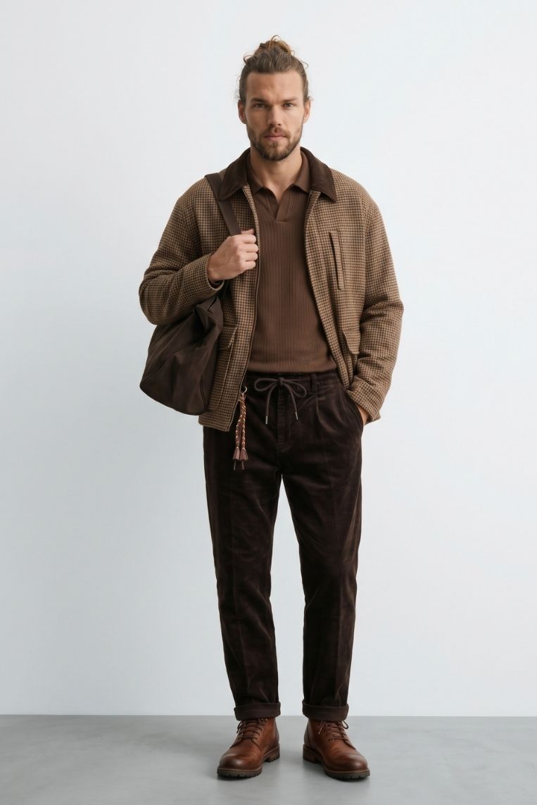 PANTALONI VELLUTO FIT REGULAR 2 PANTALONI VELLUTO FIT REGULAR - immagine 2