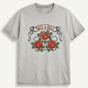 T-SHIRT GIRO STAMPA ROSE 5 T-SHIRT GIRO STAMPA ROSE - Thumbnail Image 2