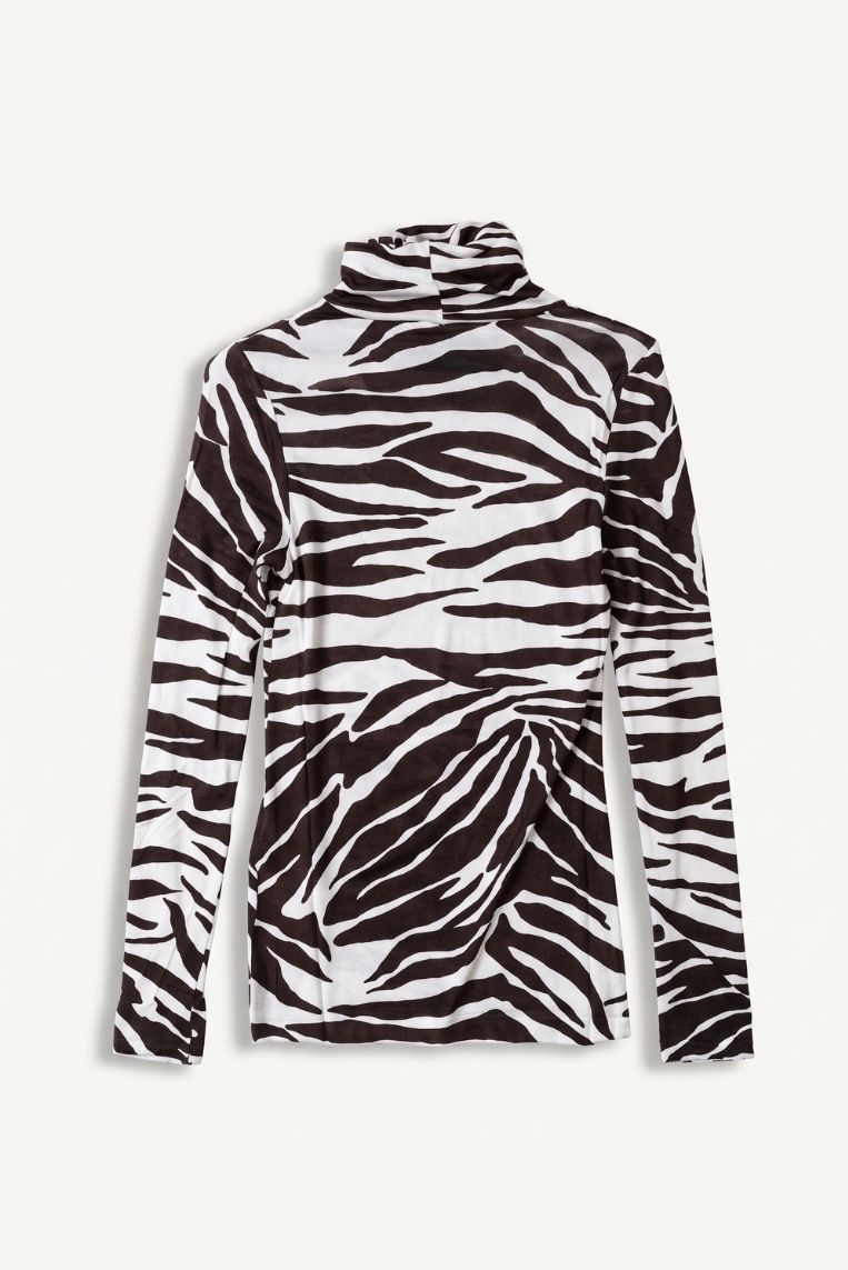 MAGLIA MISTO CACHEMIRE ZEBRA 3 MAGLIA MISTO CACHEMIRE ZEBRA - immagine 3