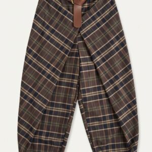PANTALONE BALLOON CHECK 7 PANTALONE BALLOON CHECK - Thumbnail Image 3