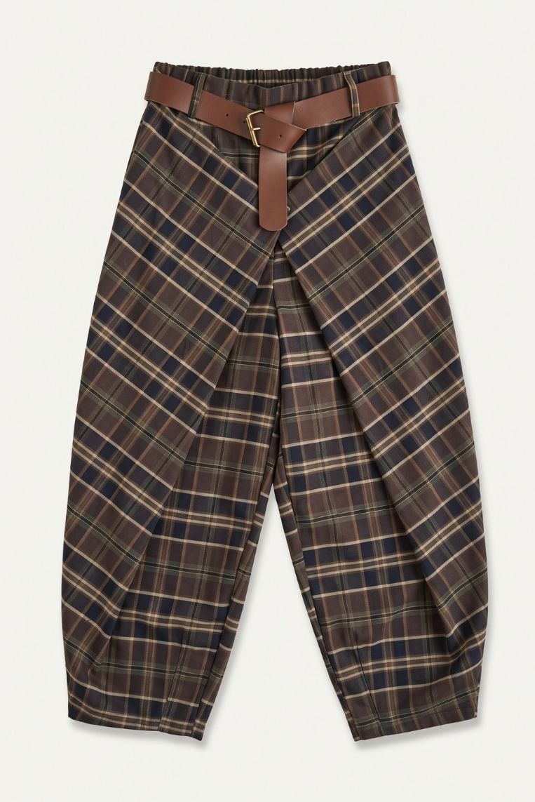 PANTALONE BALLOON CHECK - immagine 3