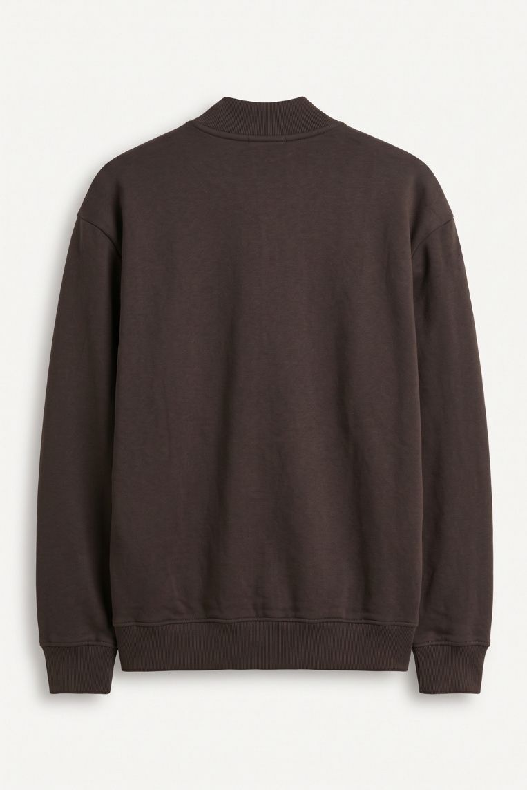 BOMBER FELPA FULL ZIP STONE WASHED 4 BOMBER FELPA FULL ZIP STONE WASHED - immagine 4