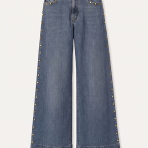 DENIM PALAZZO BORCHIE 7 DENIM PALAZZO BORCHIE - Thumbnail Image 3