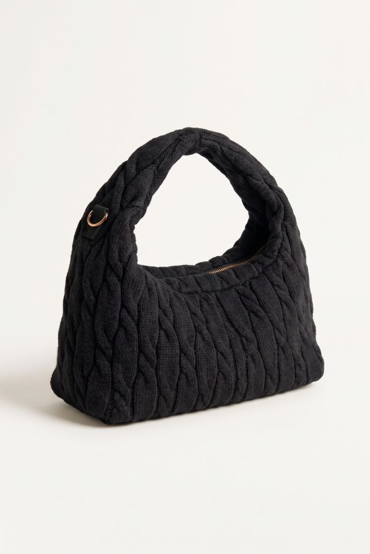 BORSA IN MAGLIA TRECCIA 2 BORSA IN MAGLIA TRECCIA - immagine 2
