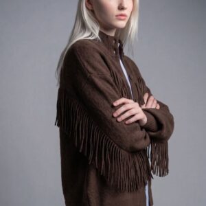 CARDIGAN FRANGE VISCOSA 11 CARDIGAN FRANGE VISCOSA - Thumbnail Image 2