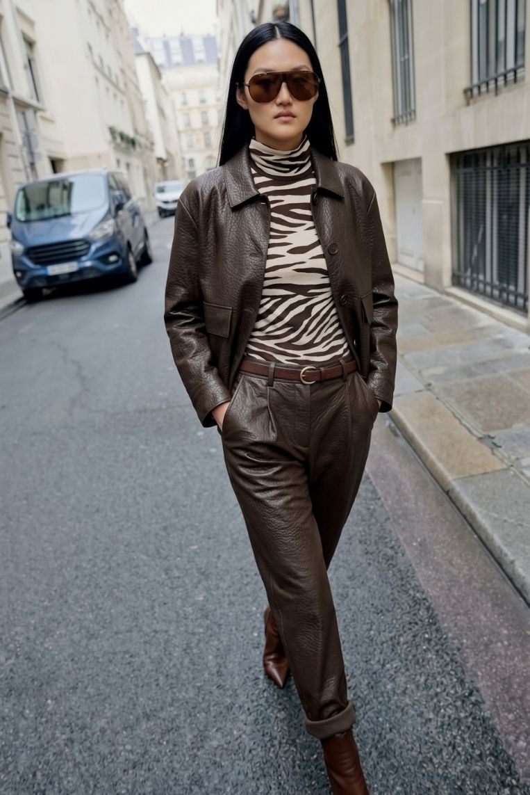 donna 32 PANTALONE ECOPELLE BOY