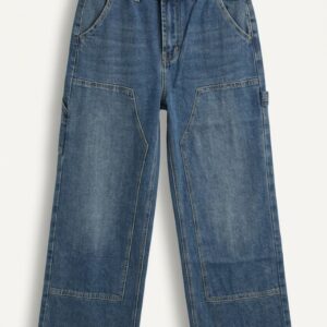 DENIM WIDE LEG PATTA FRONTALE 7 DENIM WIDE LEG PATTA FRONTALE - Thumbnail Image 3