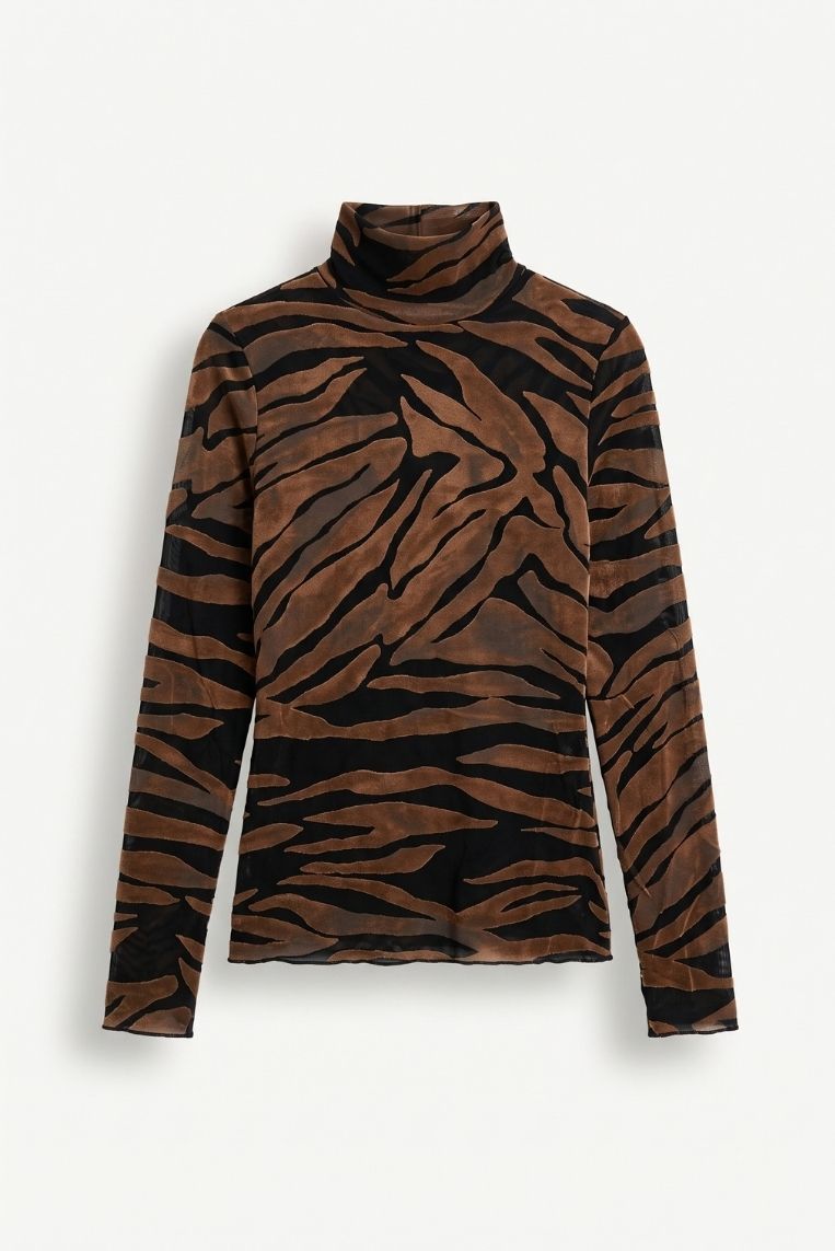 MAGLIA MISTO CACHEMIRE ZEBRA 7 MAGLIA MISTO CACHEMIRE ZEBRA - immagine 7