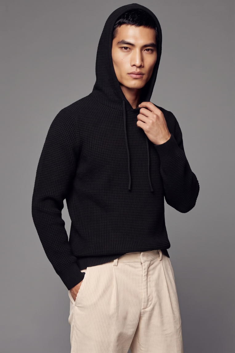 Abbigliamento e Accessori moda per Uomo e Donna | Forpen 33 MAGLIA CON CAPPUCCIO E TRAMA