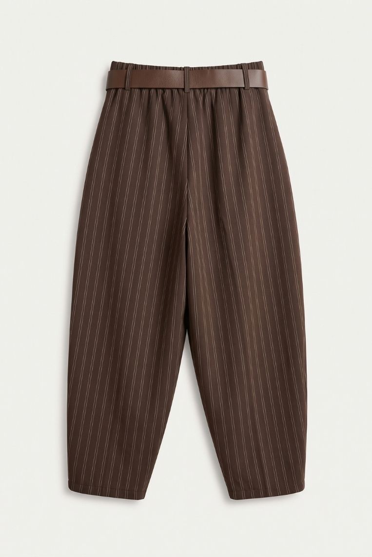 PANTALONE BALLOON GESSATO - immagine 4