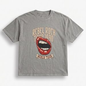 T-SHIRT GIRO STAMPA ROCK 5 T-SHIRT GIRO STAMPA ROCK - Thumbnail Image 2