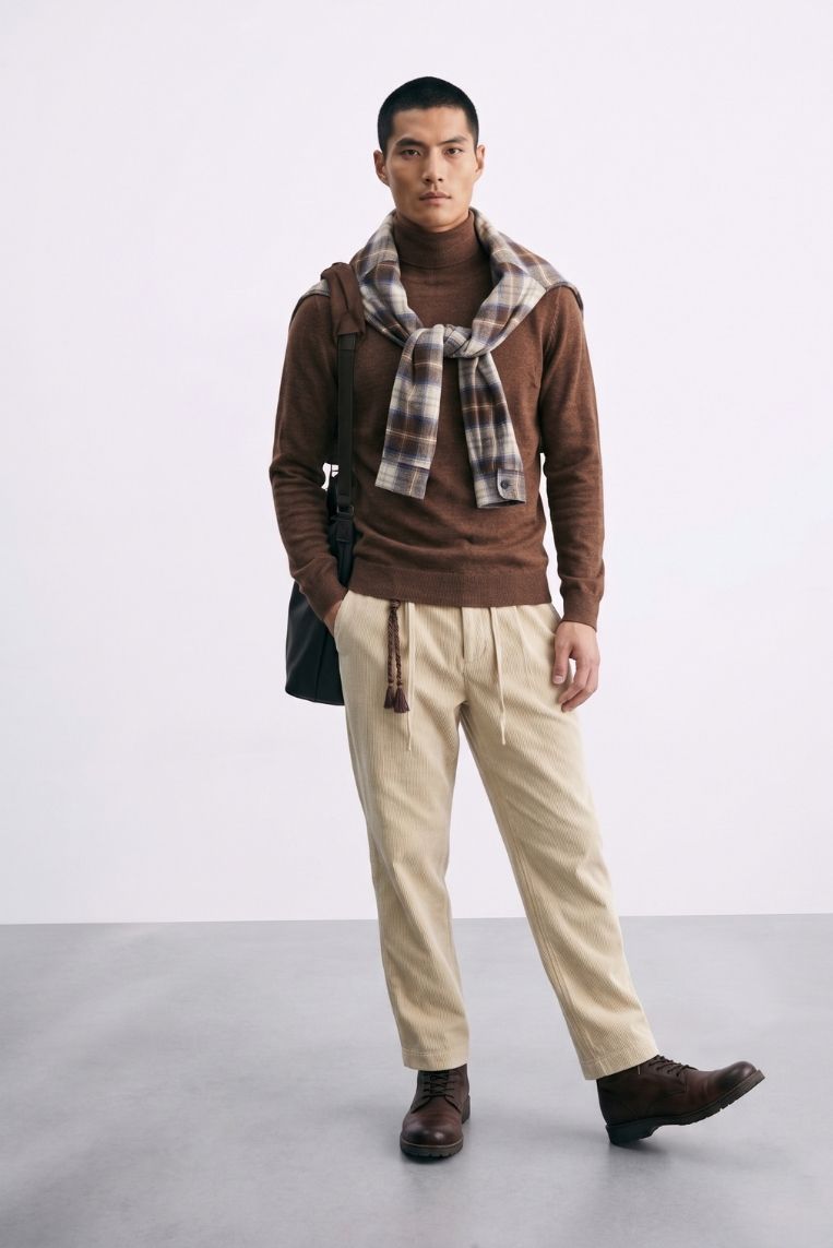 PANTALONI VELLUTO FIT REGULAR 5 PANTALONI VELLUTO FIT REGULAR - immagine 5